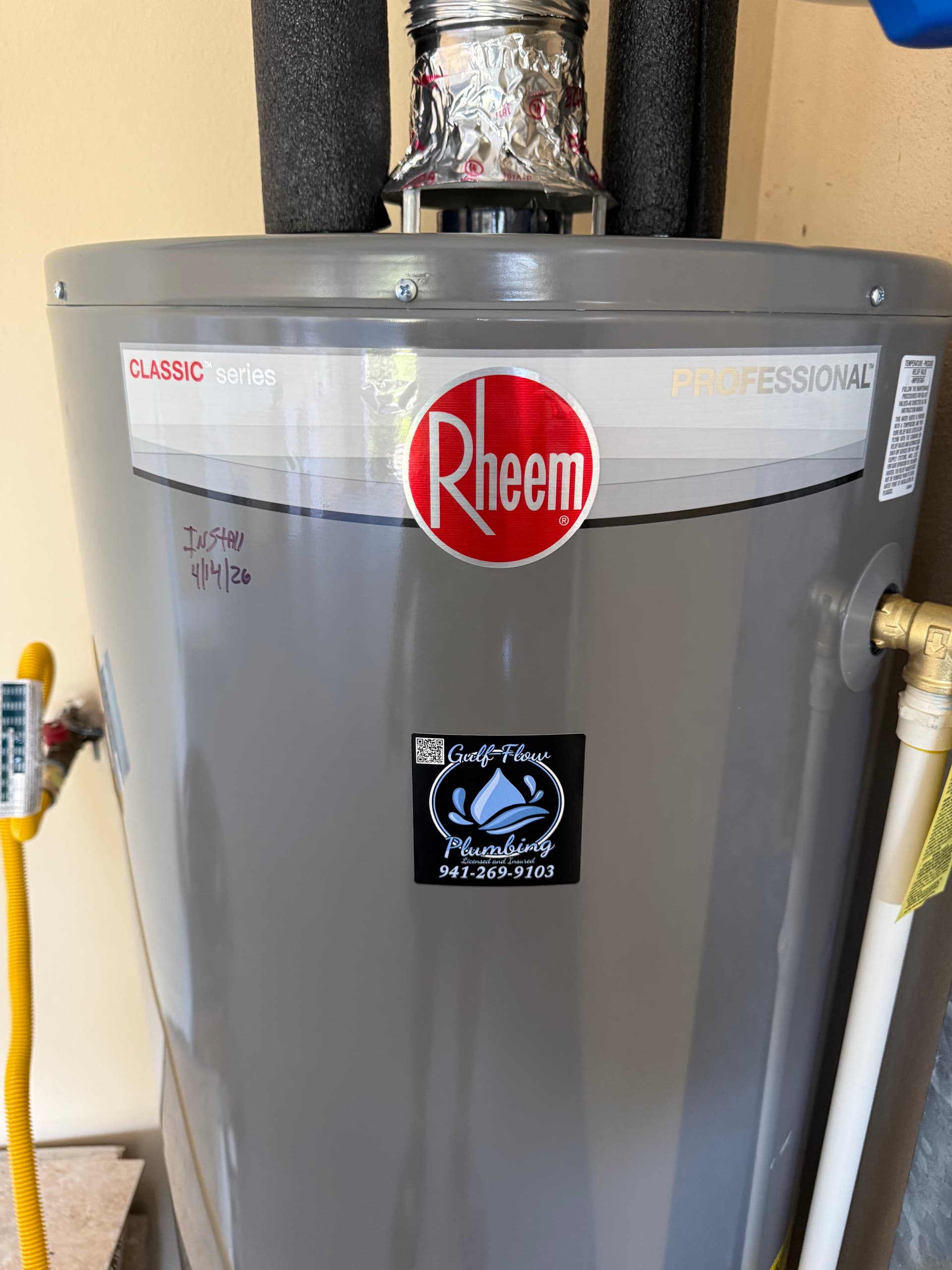 Gallery photos for Rheem 50-Gallon Natural Gas Water Heater Installation Done Right: Image #3