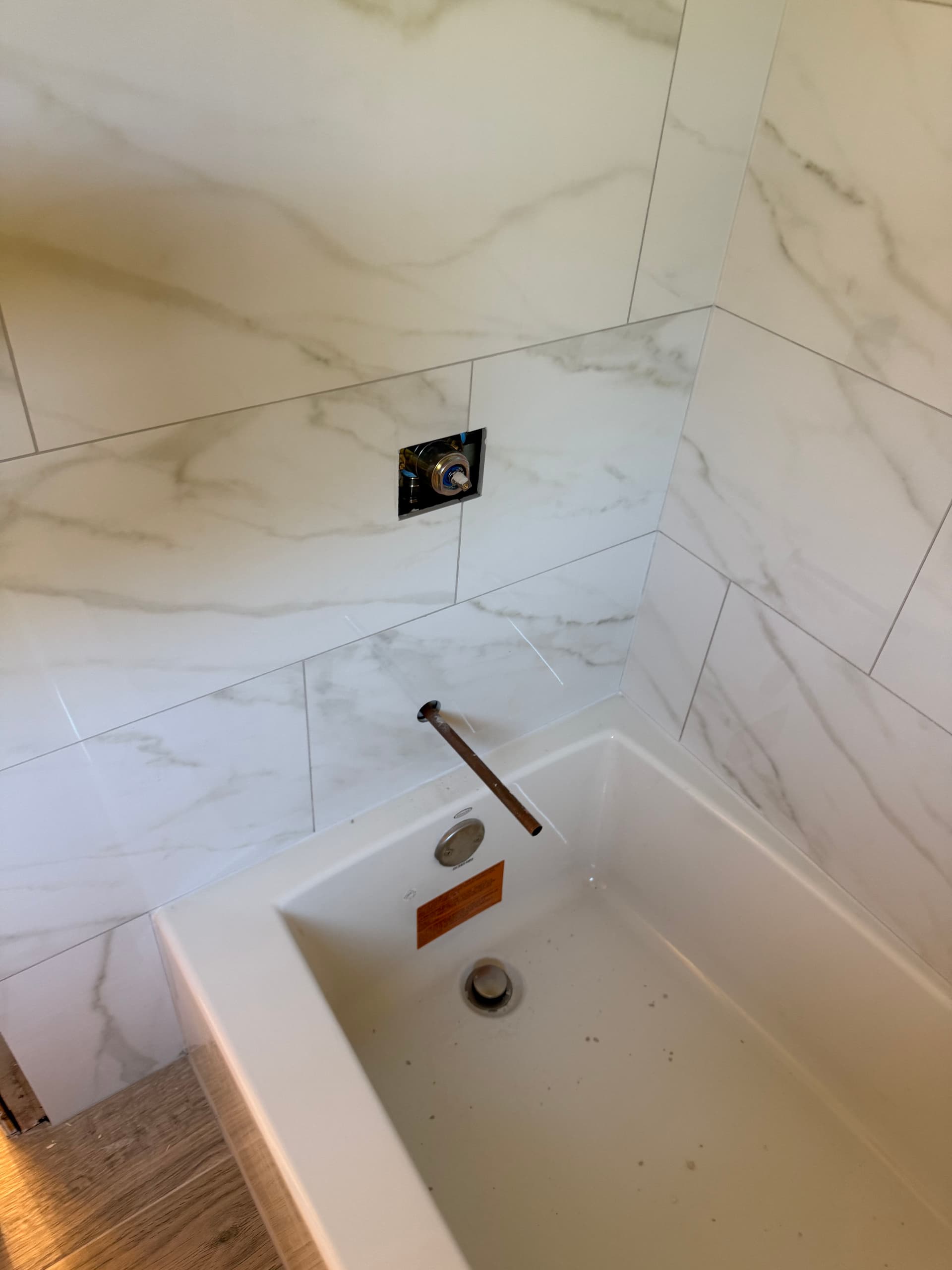 Gallery photos for Bathroom Renovation Project with Marble Finish: Image #1