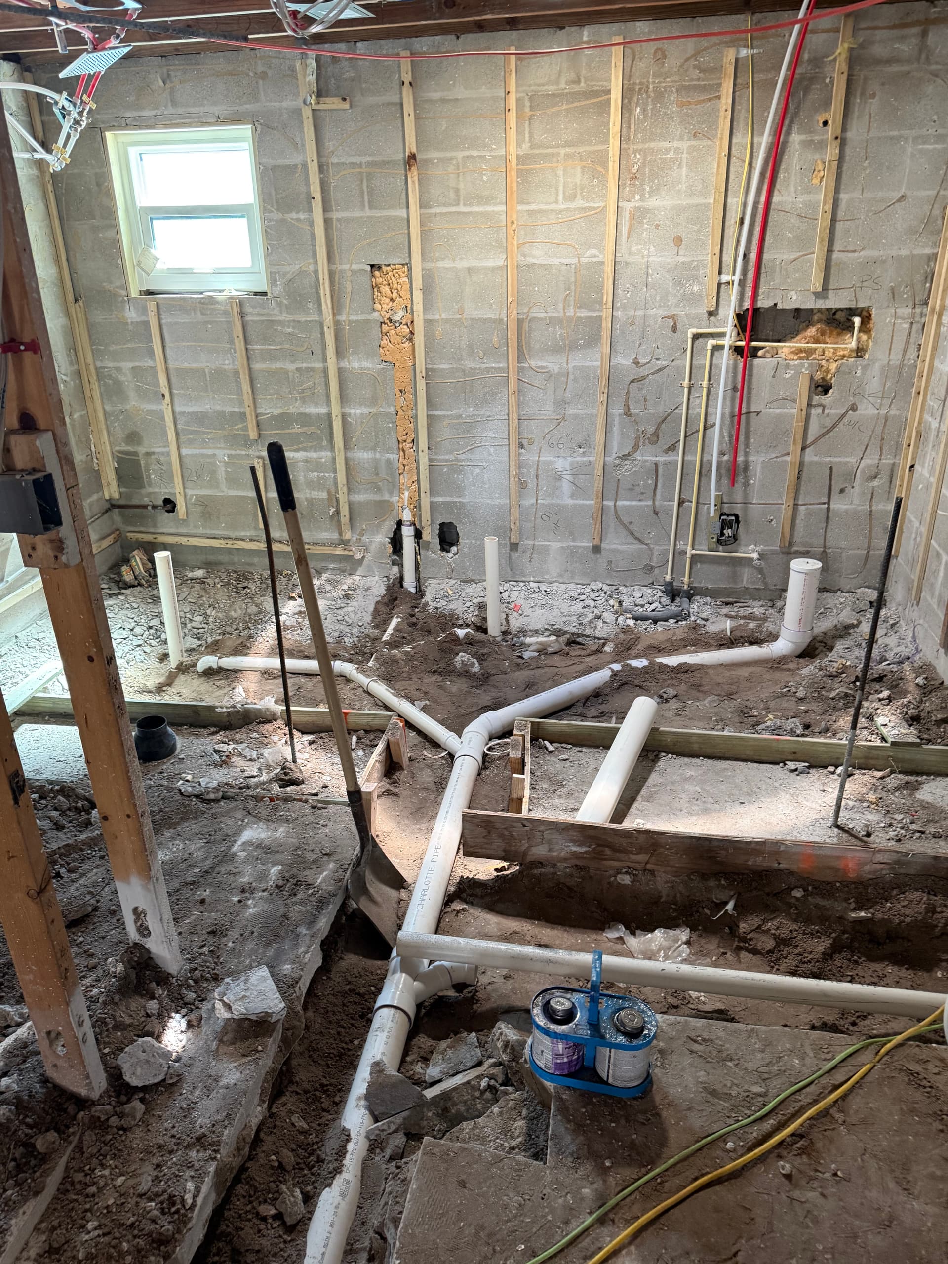 Whole House Sewer Repipe Swaps Failed Cast Iron for PVC DWV image