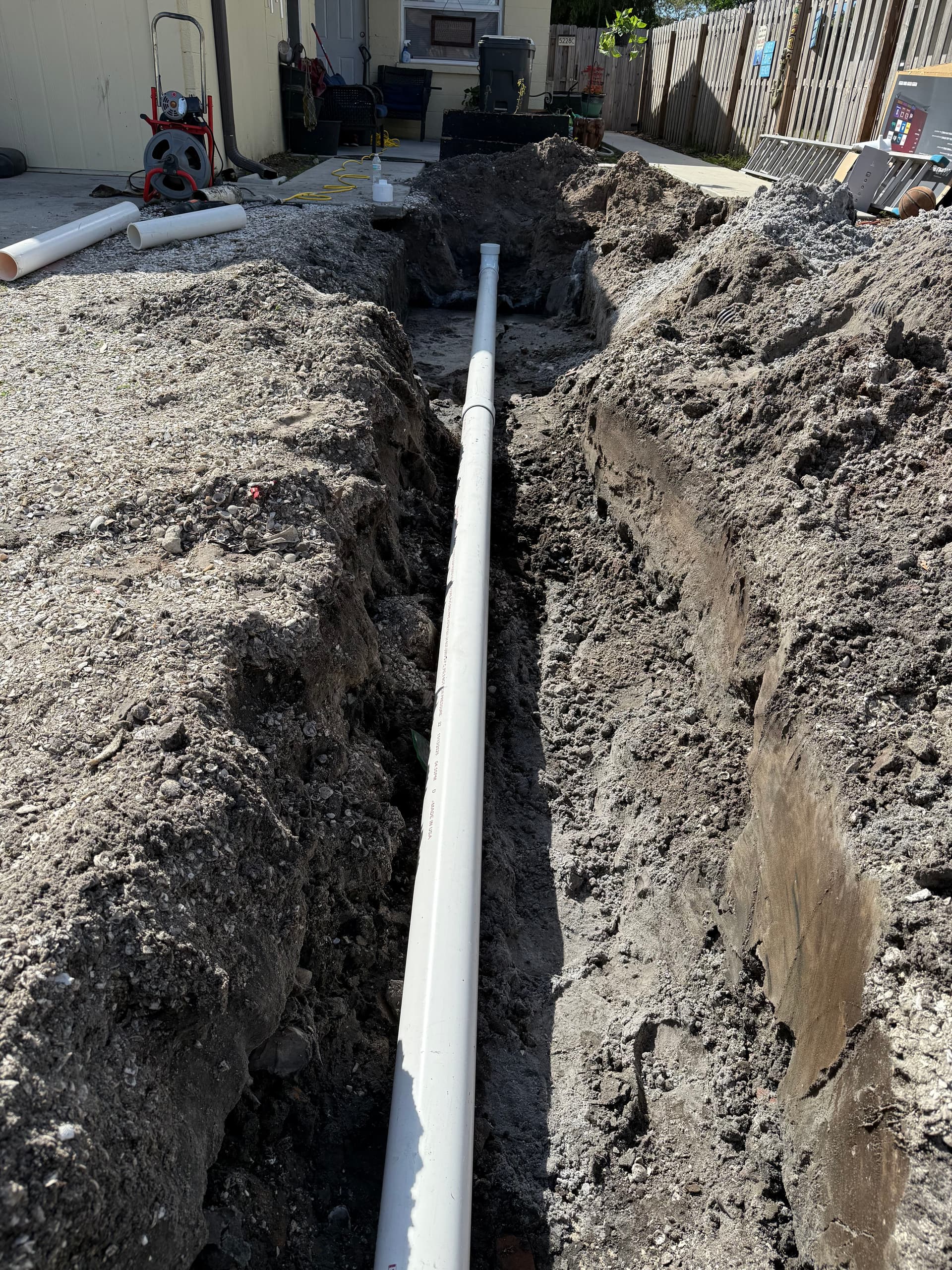 Gallery photos for Septic to Sewer Conversion with Precision Pipe Installation: Image #1