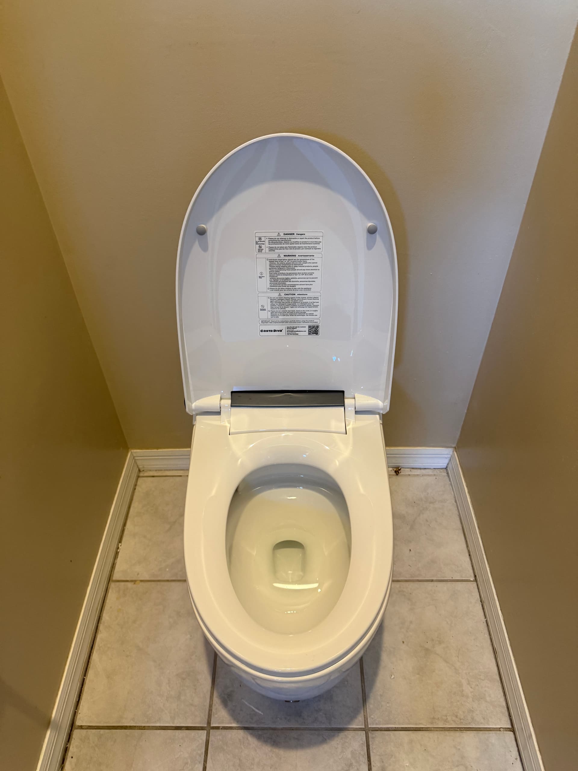 Modern Bidet Toilet Installation image