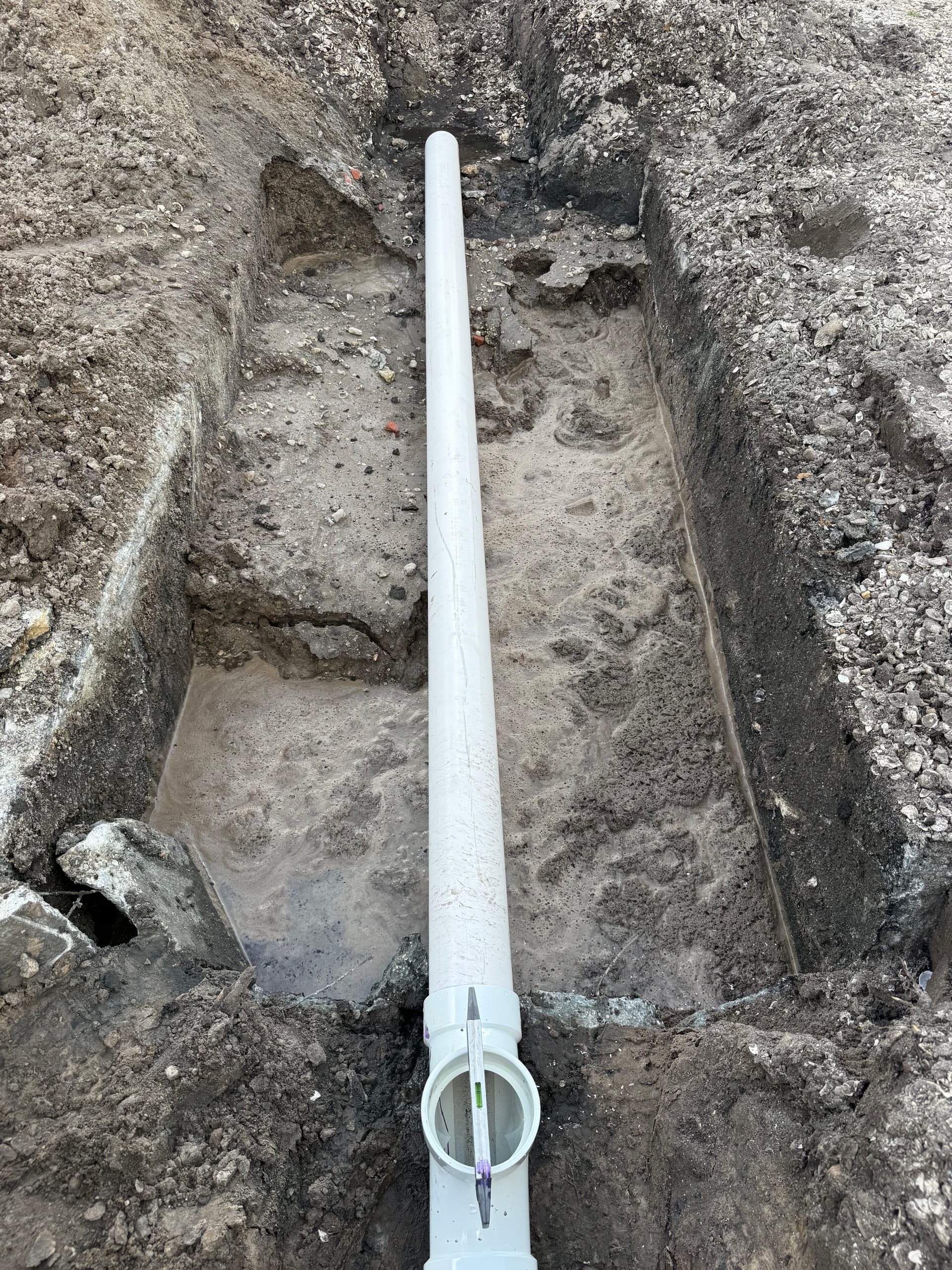 Gallery photos for Septic to Sewer Conversion with Precision Pipe Installation: Image #3