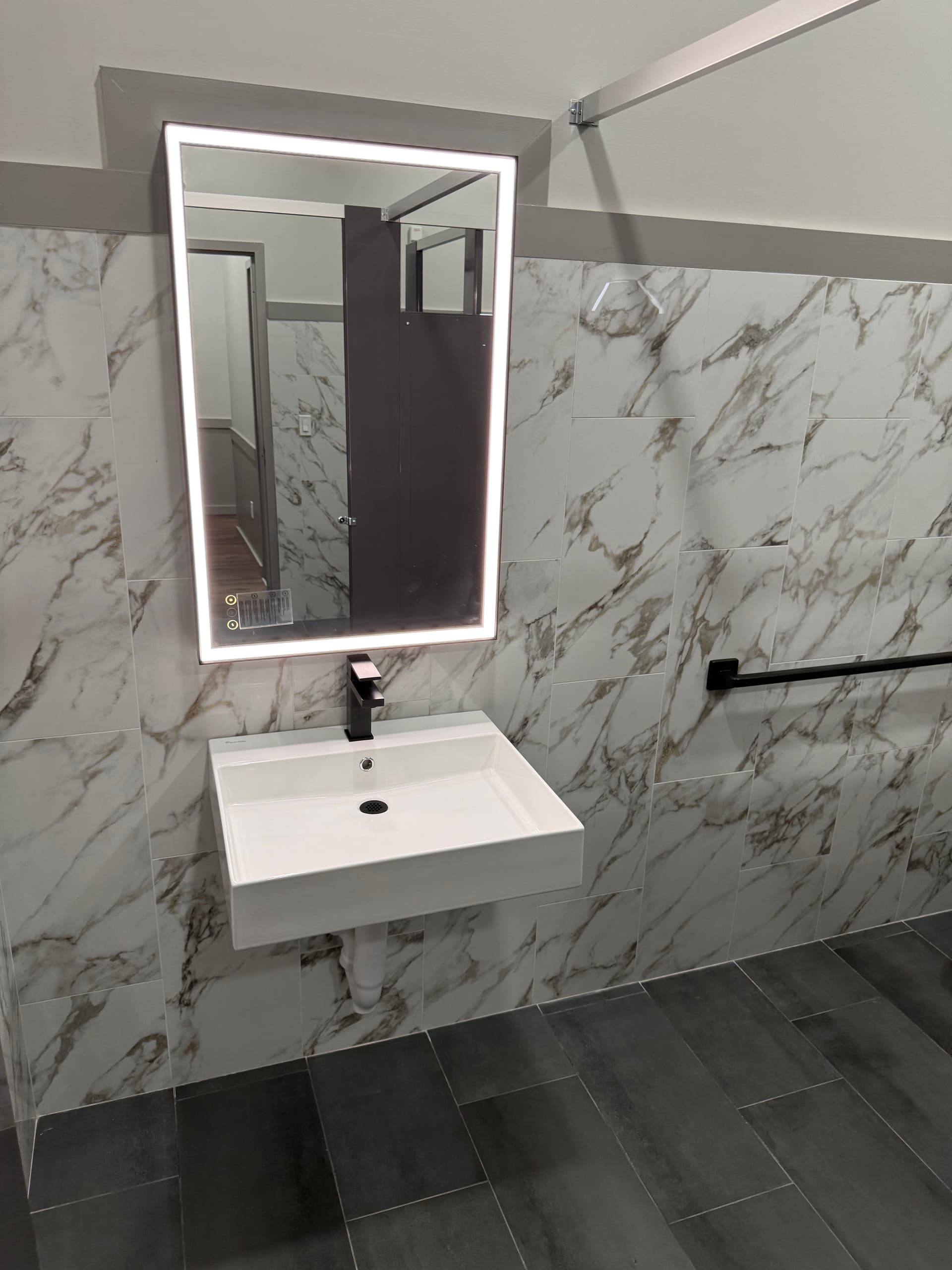 Gallery photos for Commercial ADA Restroom Trim-Out with American Standard and Sloan Fixtures: Image #1