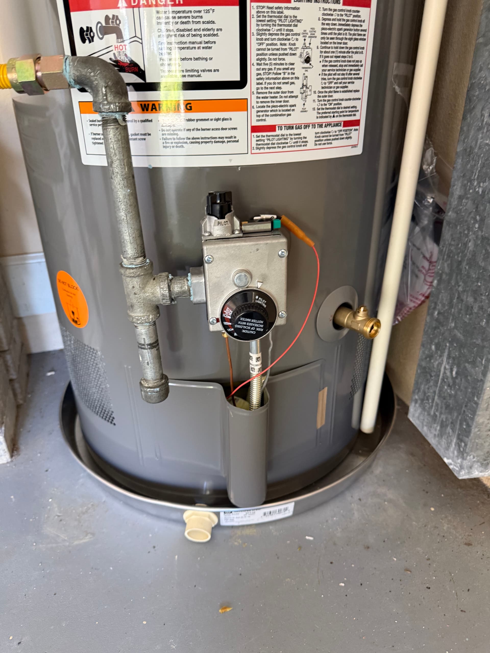 Gallery photos for Rheem 50-Gallon Natural Gas Water Heater Installation Done Right: Image #4
