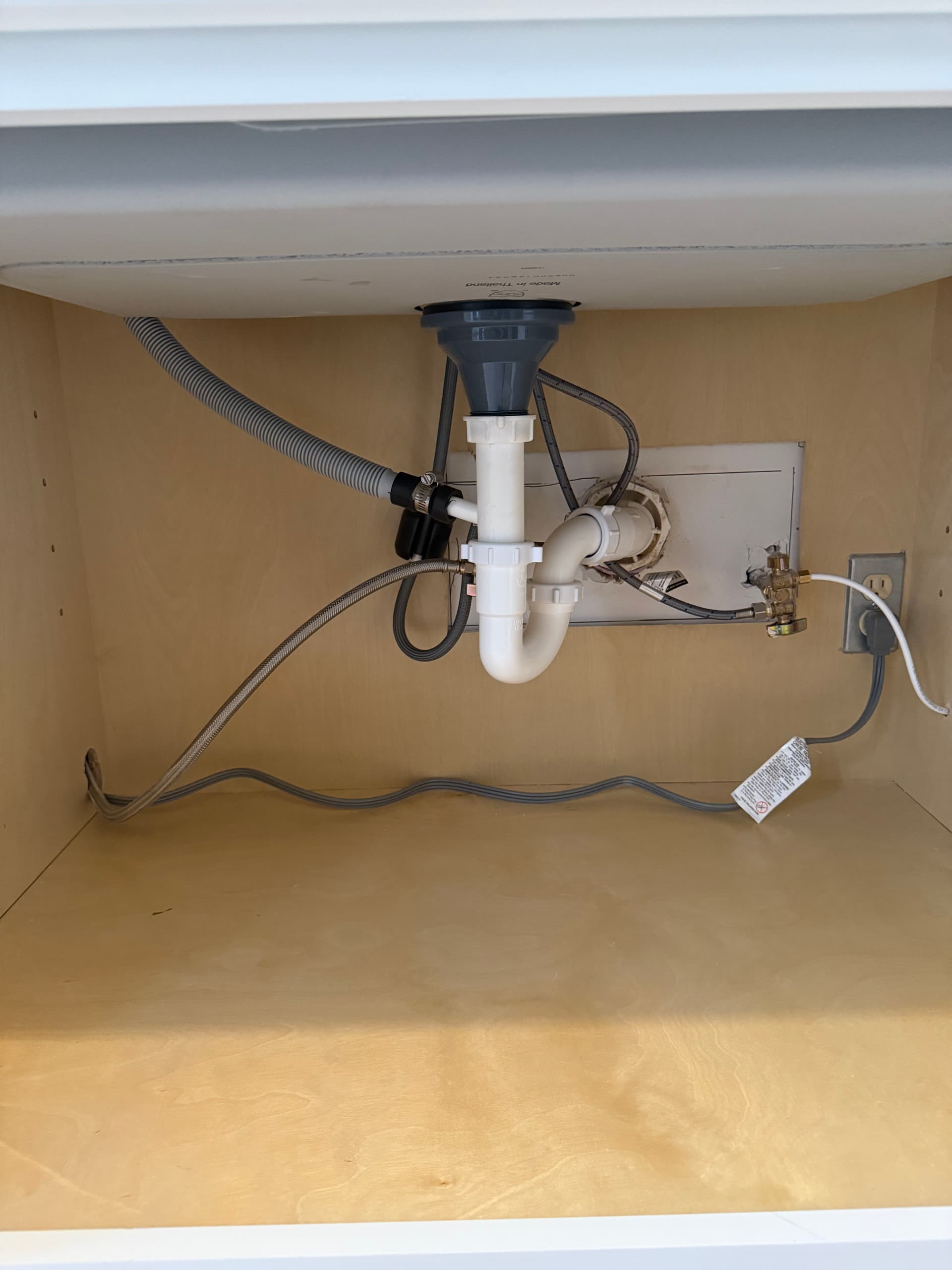 Gallery photos for Krause Brushed Nickel Faucet Install With Dishwasher Hookup: Image #3