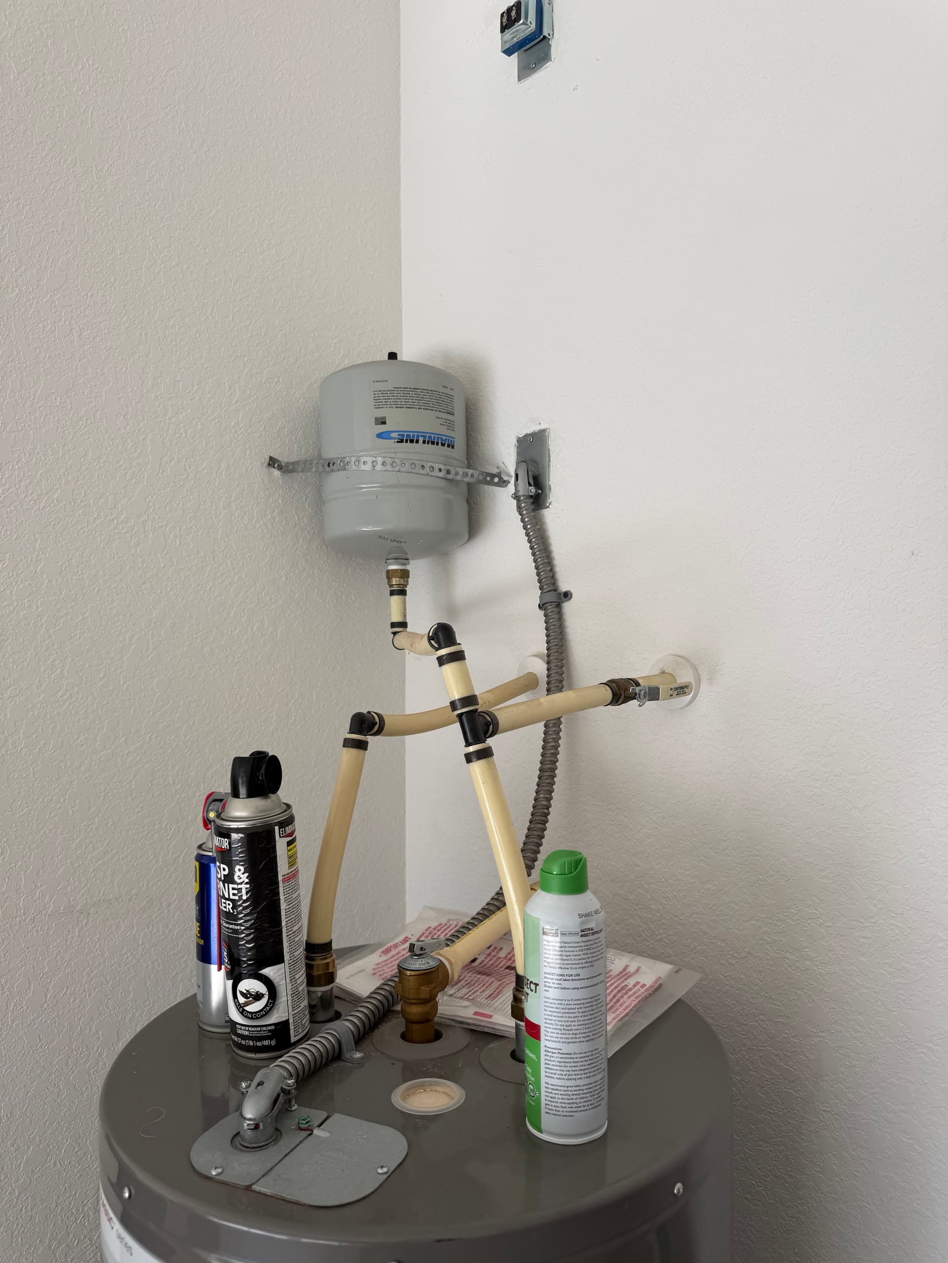 Gallery photos for Water Heater Line Upgrade with New Thermal Expansion Tank: Image #2