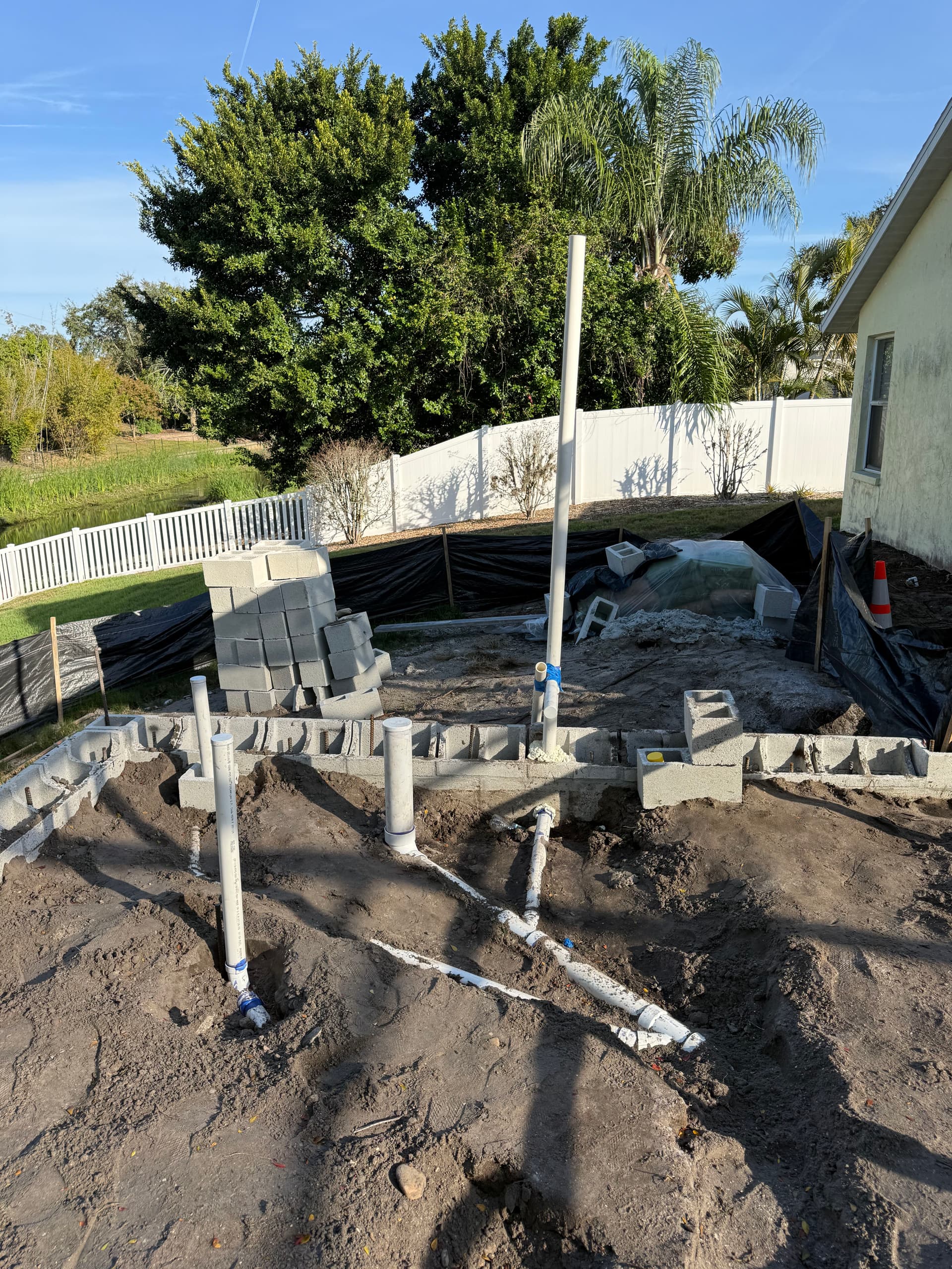 Gallery photos for Underground Pipe Installation for Pool House: Image #4