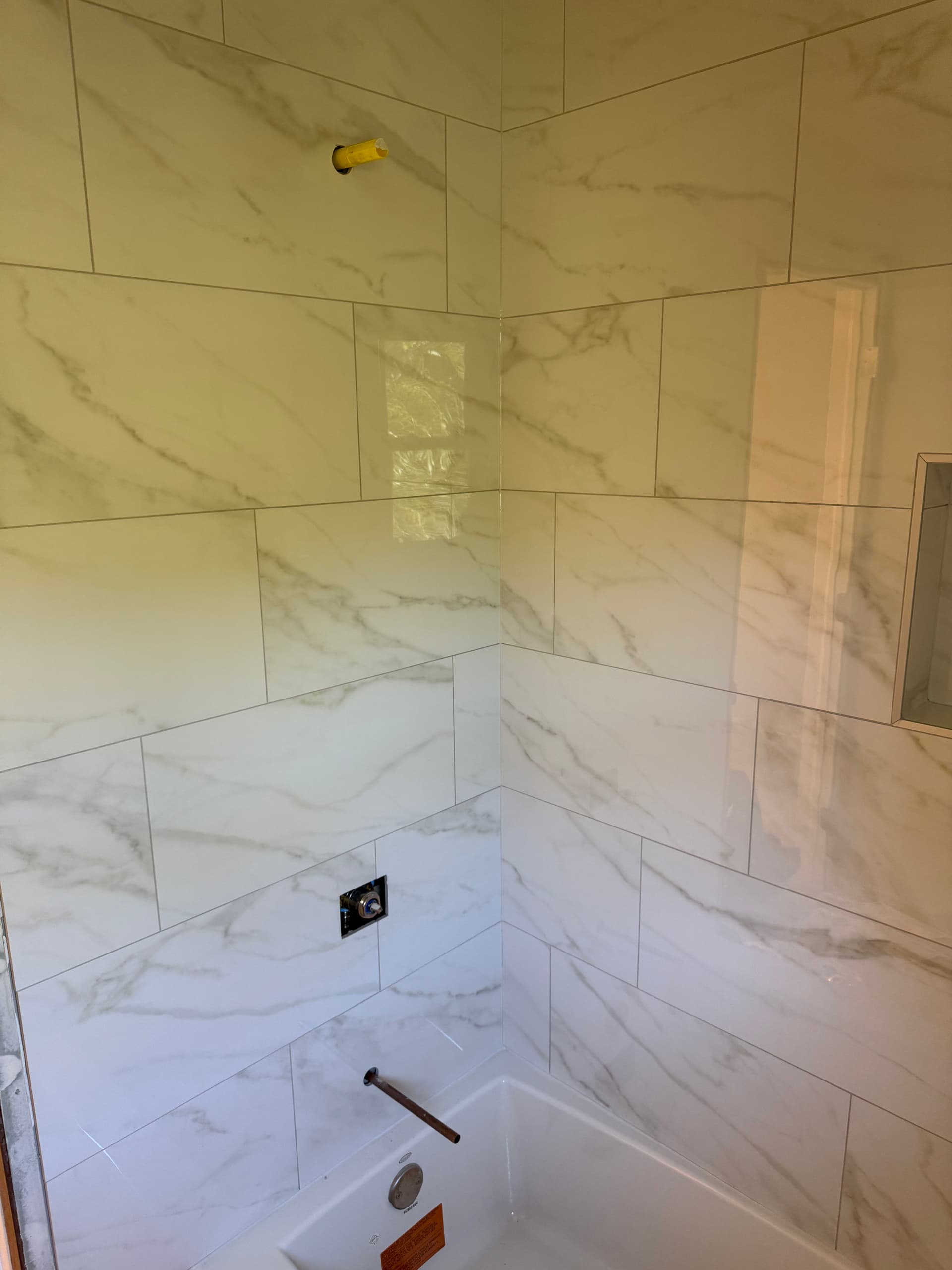 Gallery photos for Bathroom Renovation Project with Marble Finish: Image #3