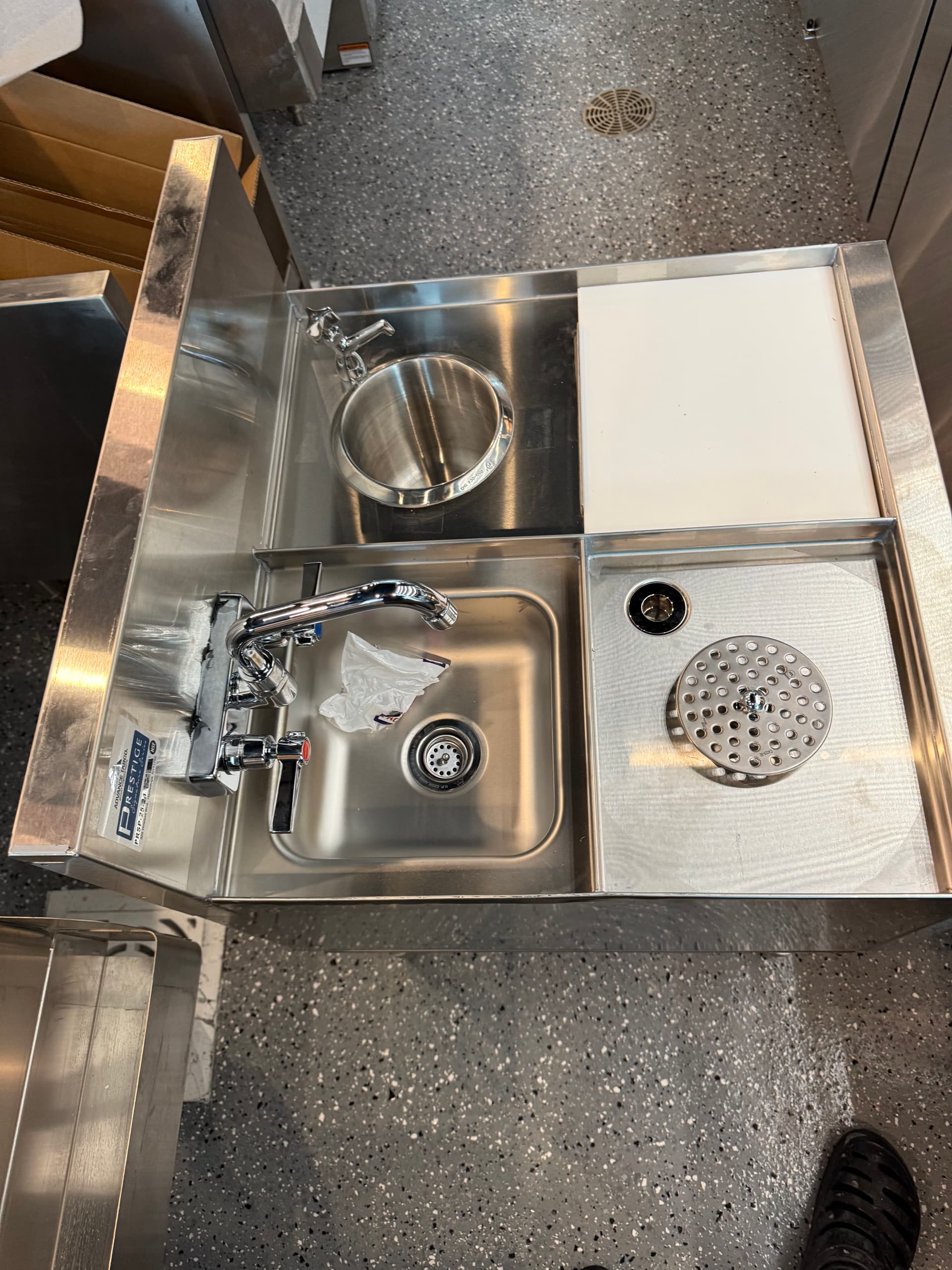 Gallery photos for Commercial Bar Cup Washing Station Install Done Right: Image #1