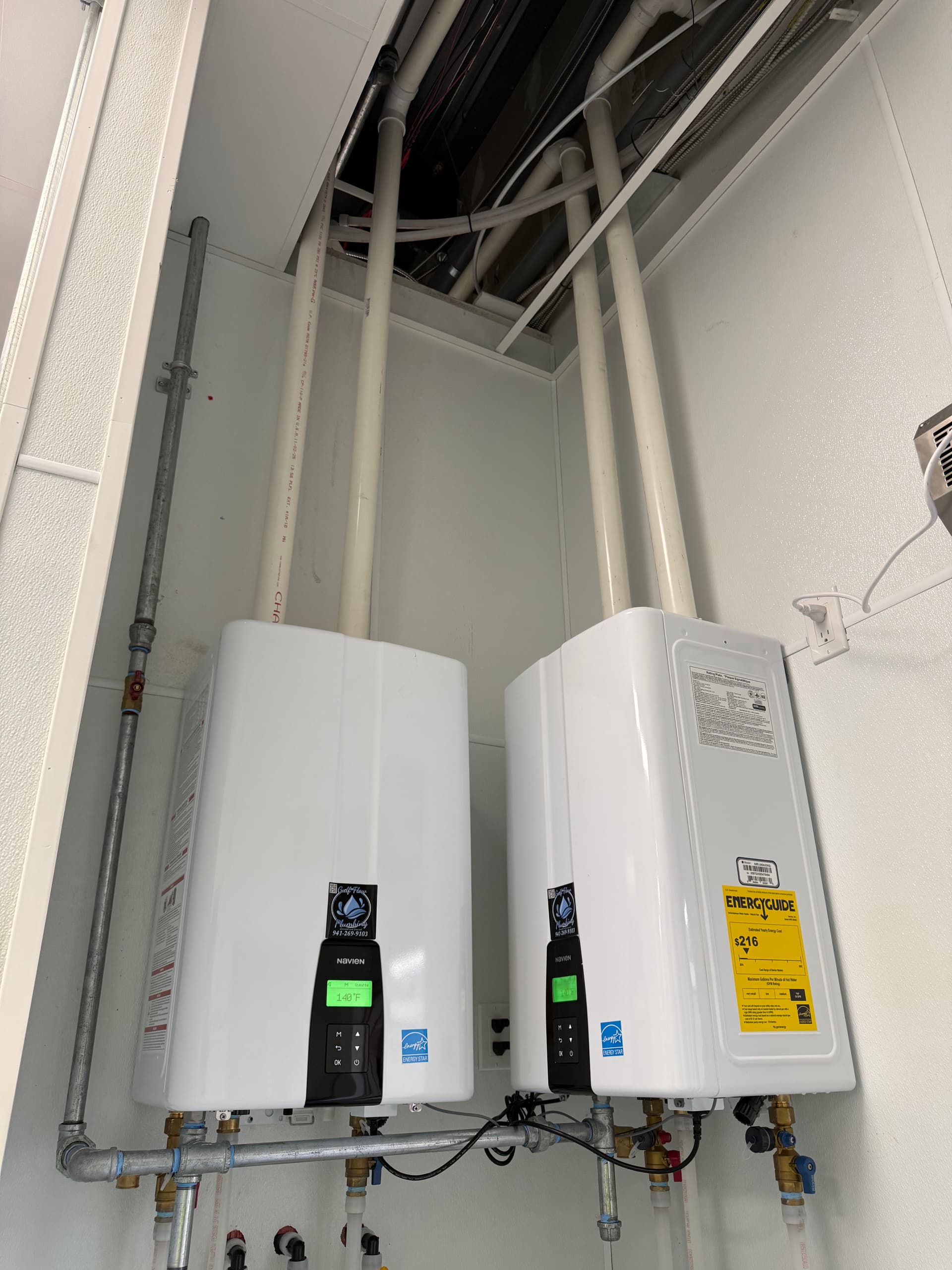 Gallery photos for Dual Tankless Water Heater Installation in Commercial Restaurant: Image #3