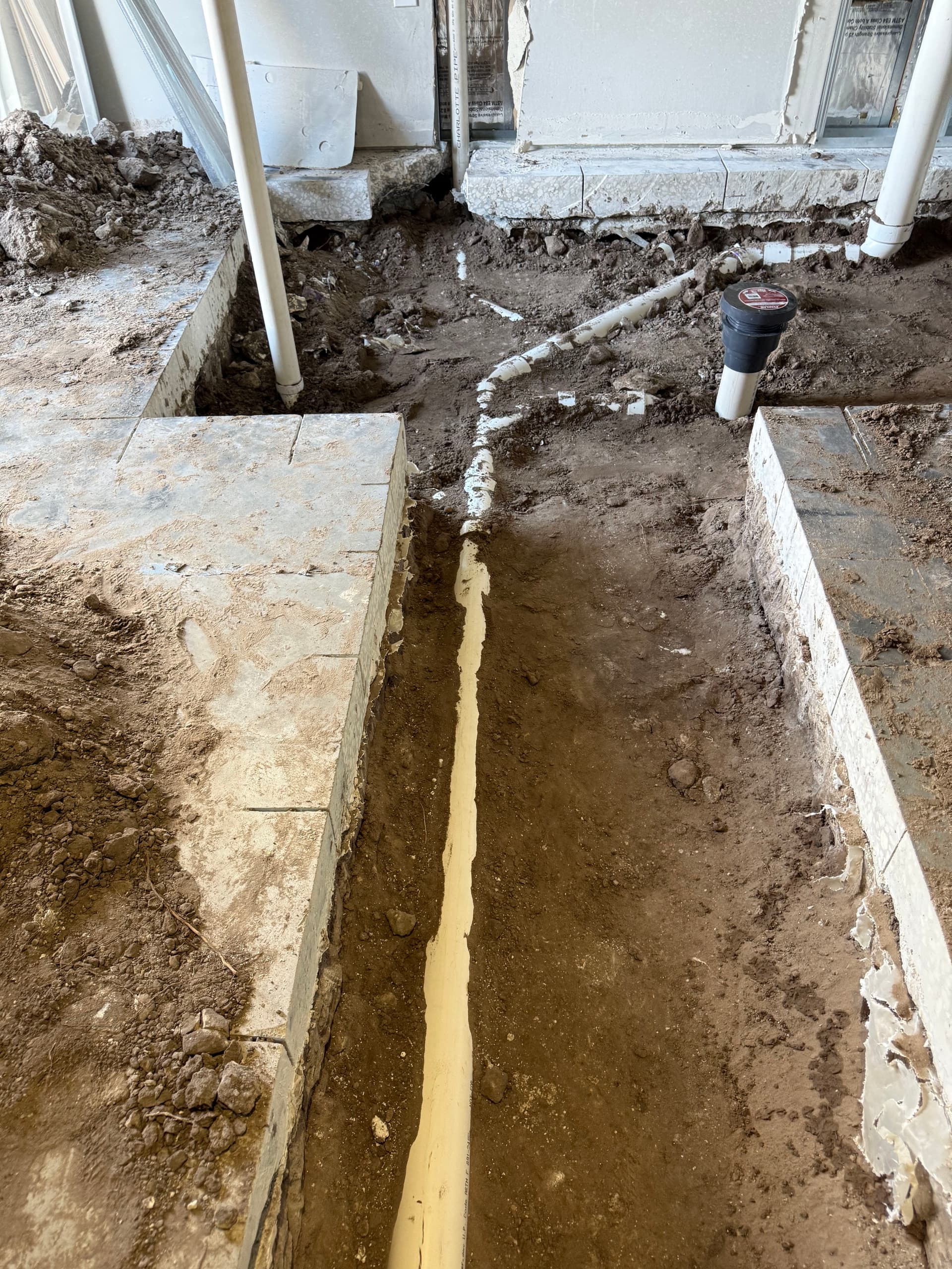 Gallery photos for Commercial ADA Bathroom Rough-In Set and Ready for Pour: Image #3