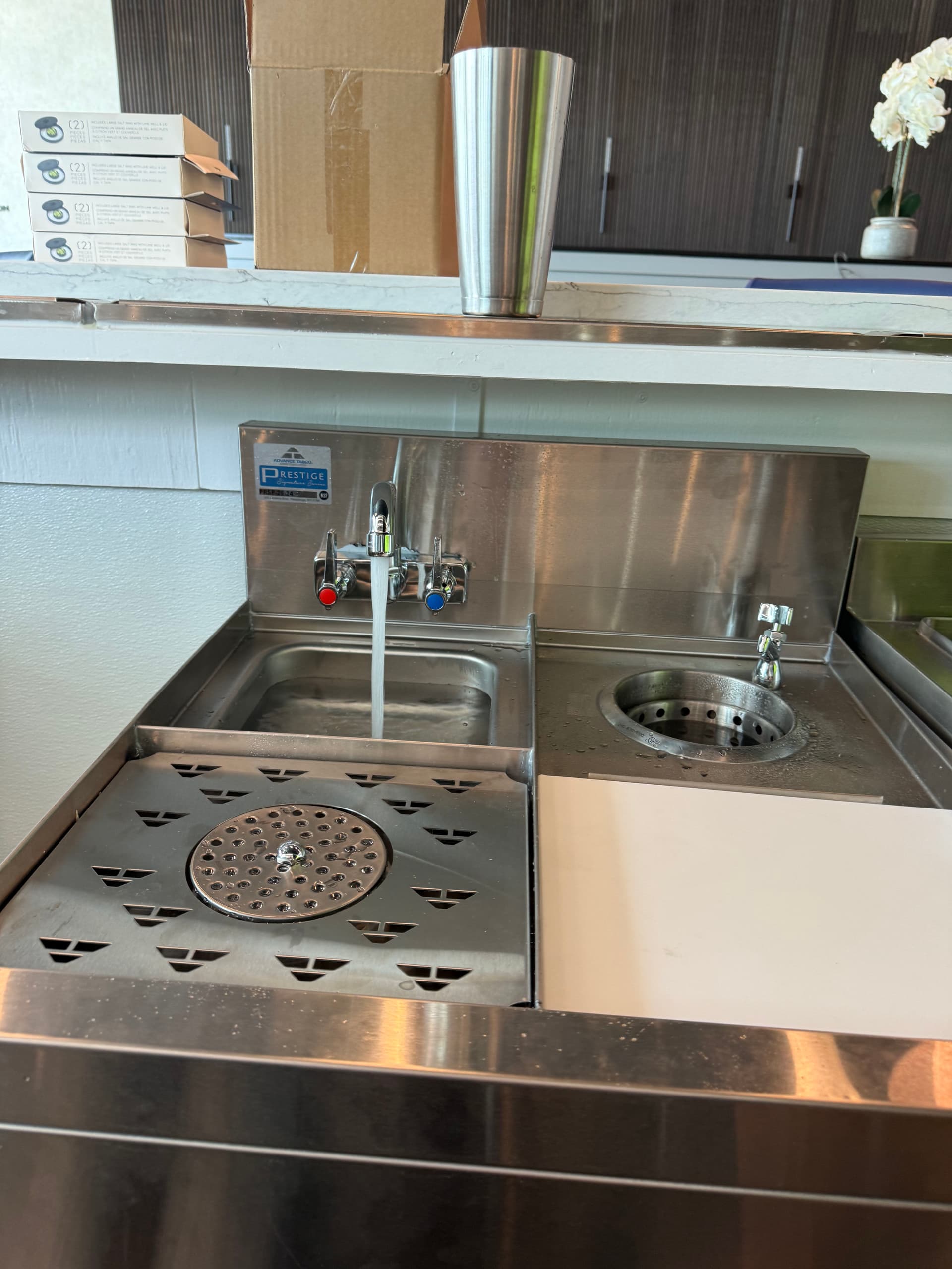 Gallery photos for Commercial Bar Cup Washing Station Install Done Right: Image #2