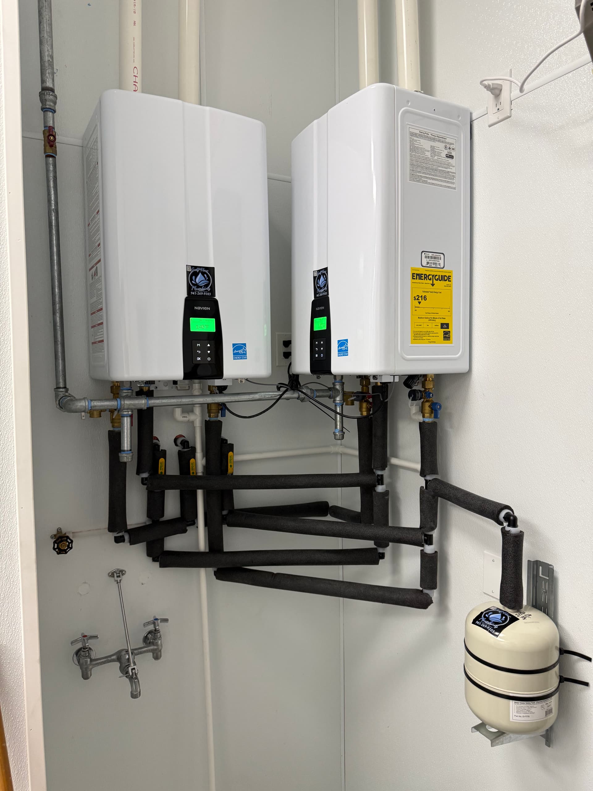 Smart Navien Tankless Water Heaters Installed at Local Restaurant image